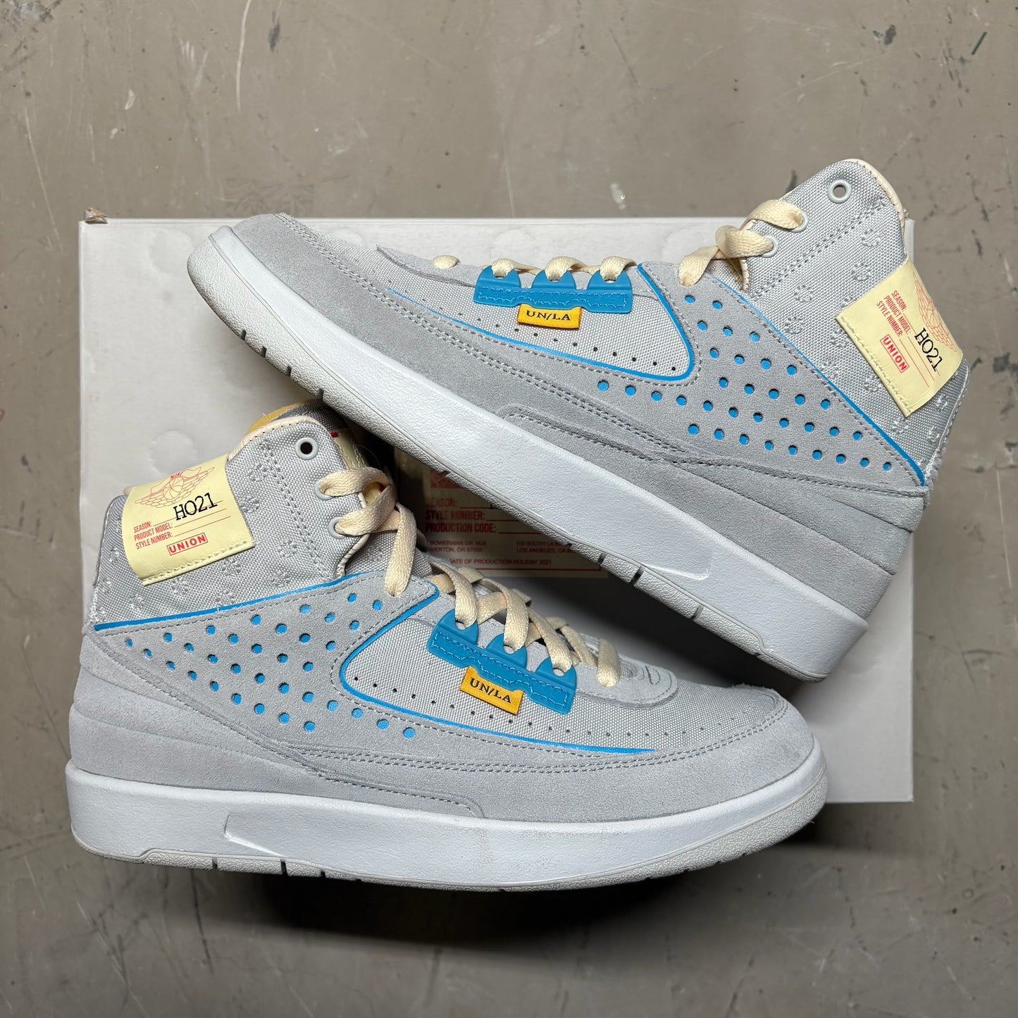 Jordan 2 Retro SP Union Grey Fog