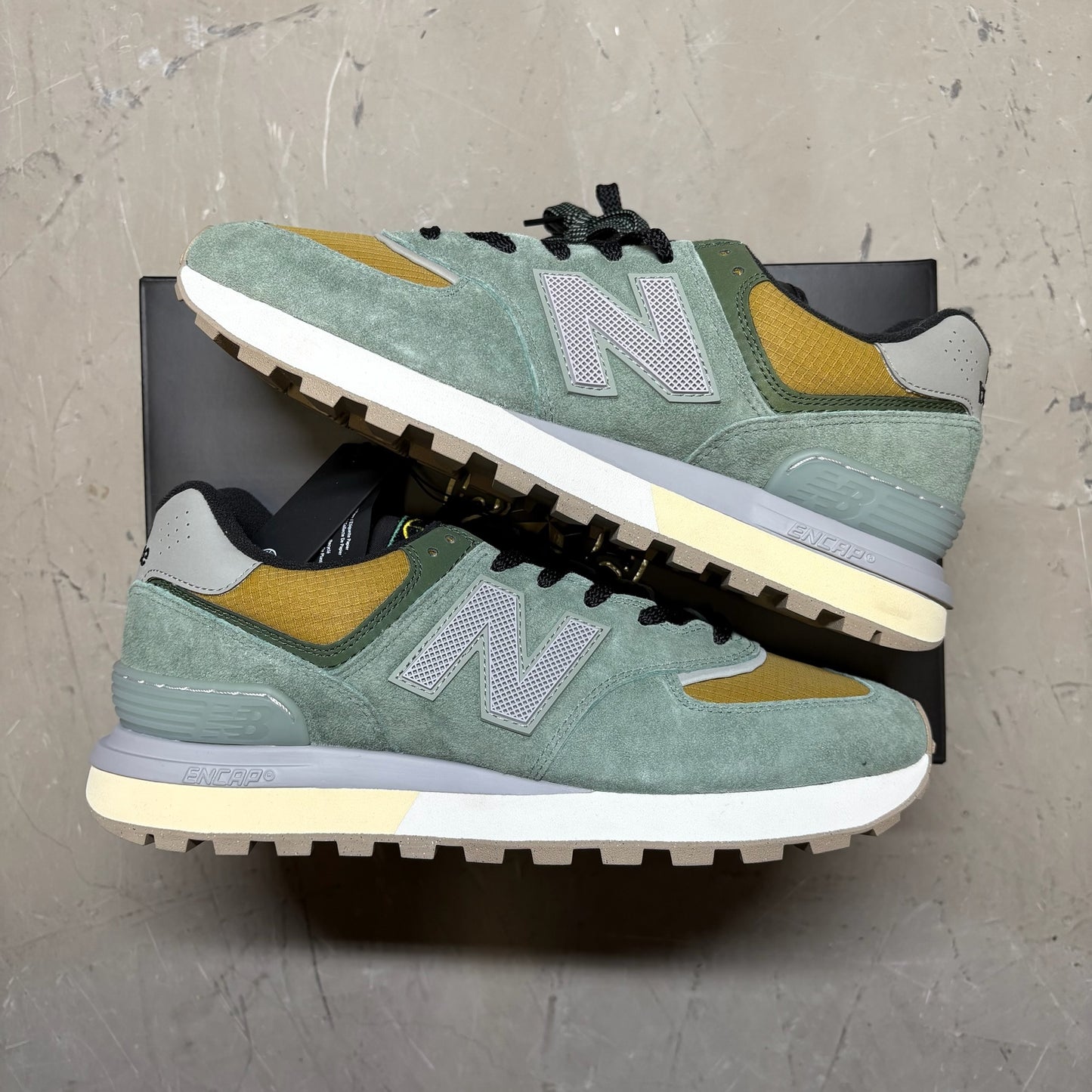 New Balance 574 Legacy Stone Island Light Green