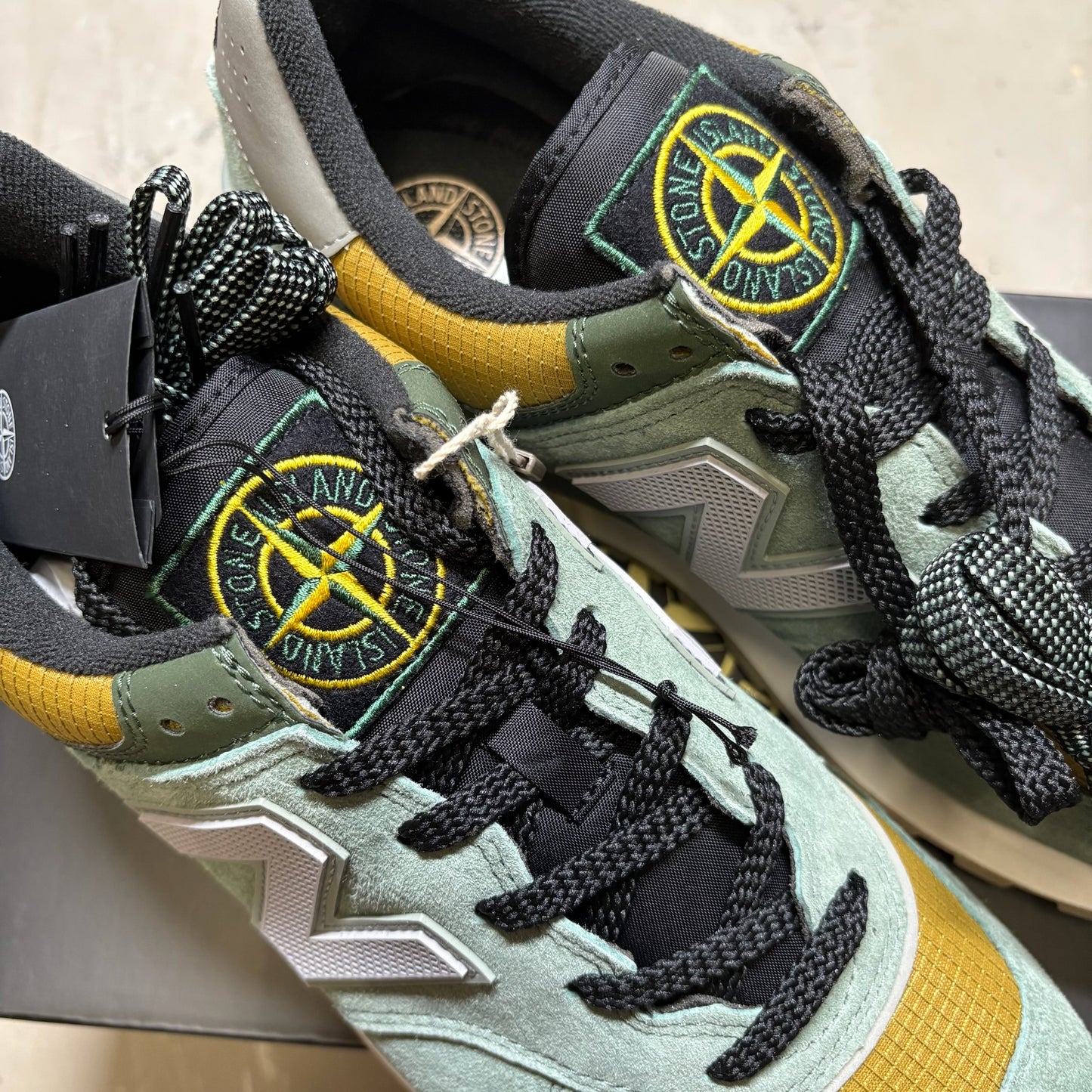 New Balance 574 Legacy Stone Island Light Green