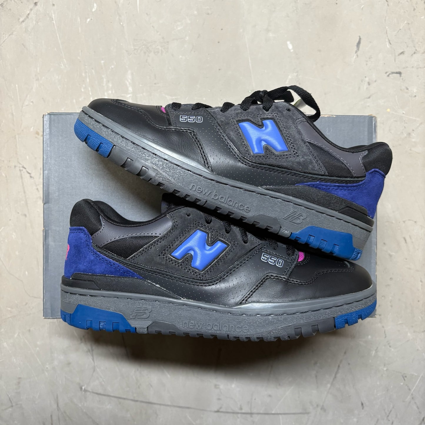 New Balance 550 Black Pink Purple