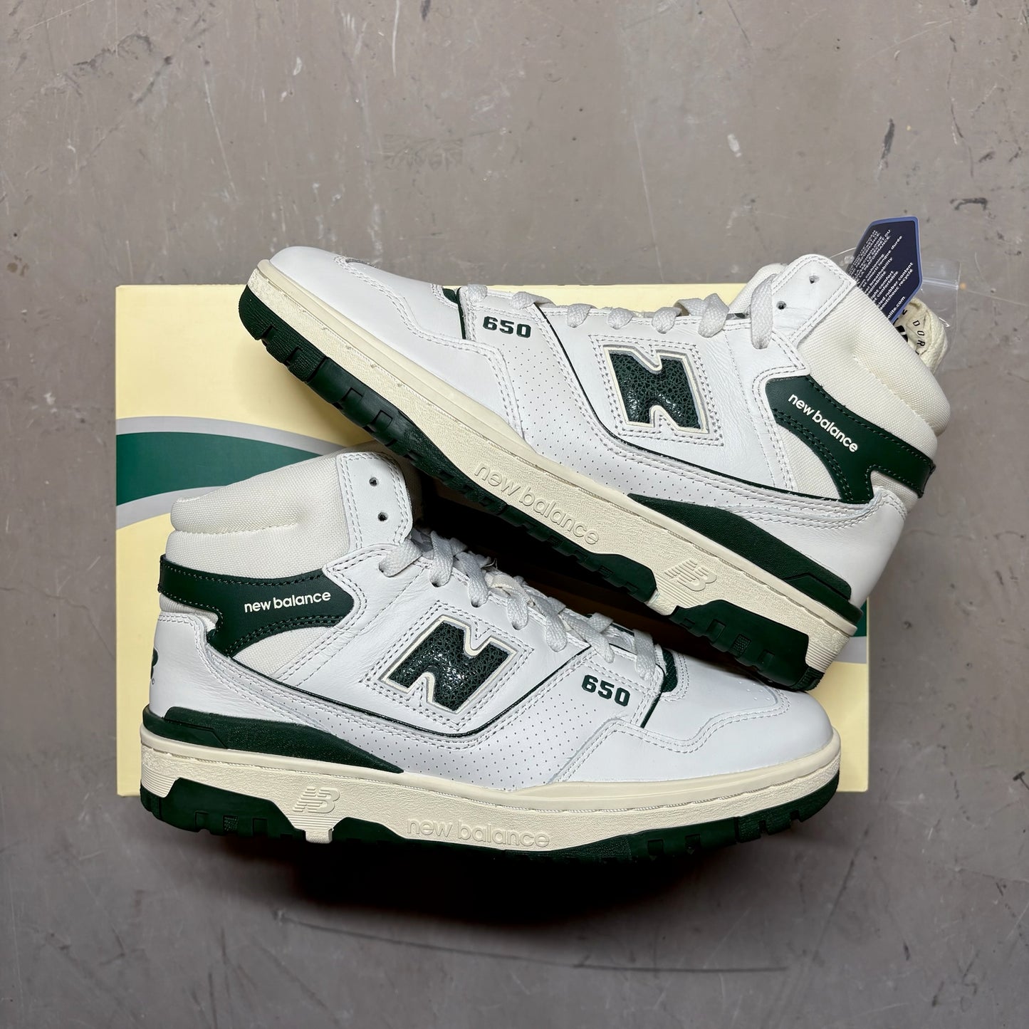 New Balance 650R Aime Leon Dore White Green