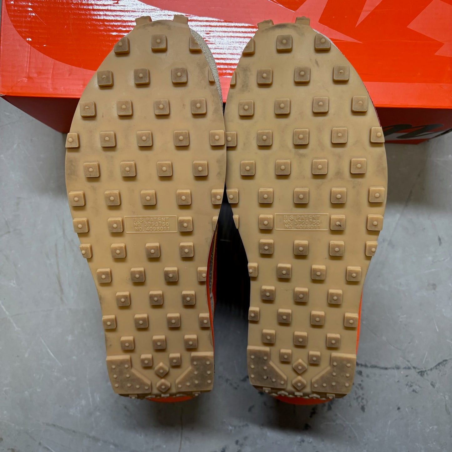 Nike LD Waffle sacai CLOT Kiss of Death Net Orange Blaze