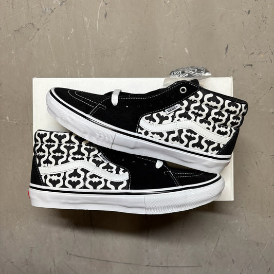 Vans Skate Grosso Mid Supreme Monogram S Logo Black