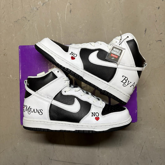Nike SB Dunk High Supreme By Any Means Black