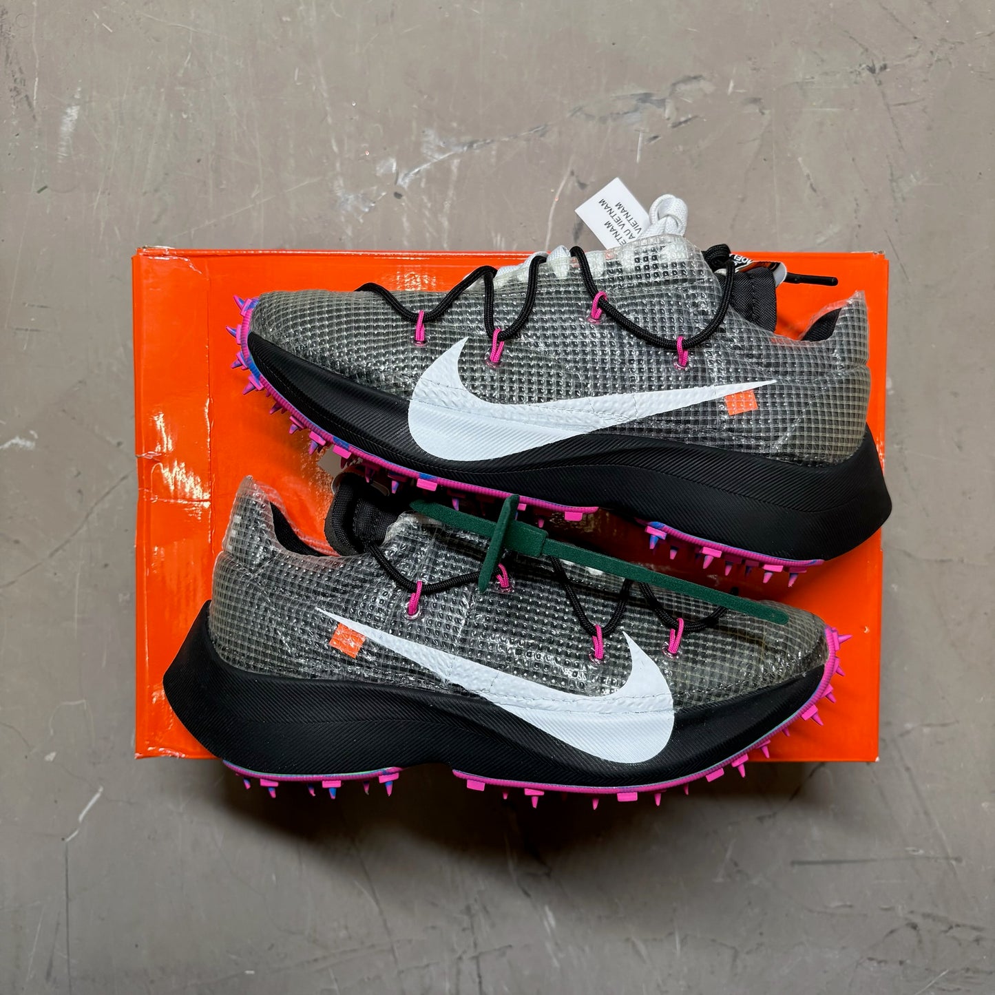 Nike Vapor Street Off-White Black Laser Fuchsia (Women's)