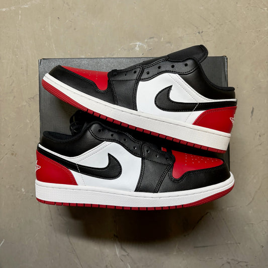 Jordan 1 Low Bred Toe 2.0