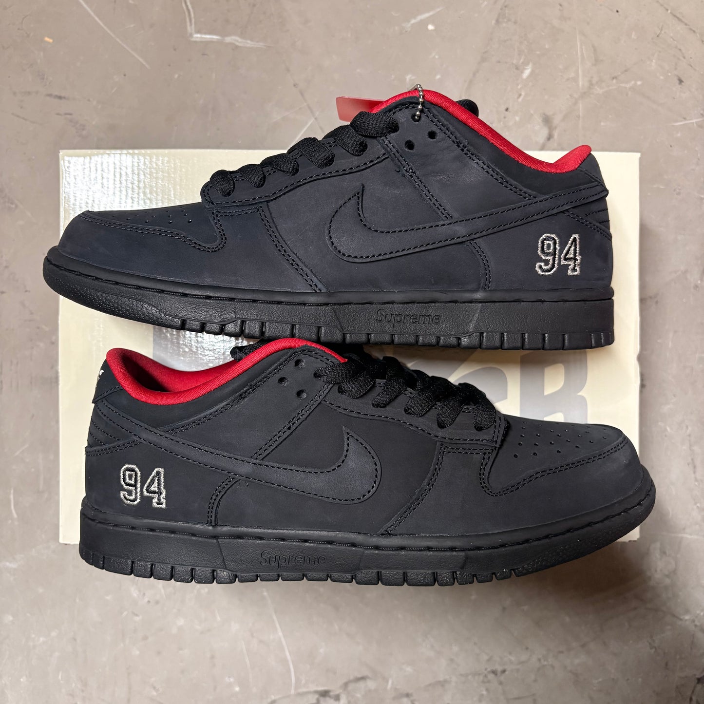 Nike SB Dunk Low Supreme 94 Black