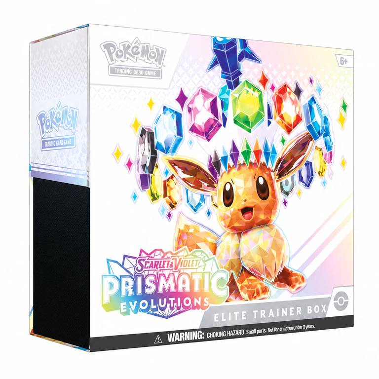 Pokémon Scarlet & Violet Prismatic Evolutions Elite Trainer Box
