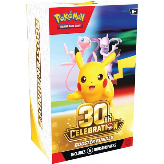 2026 Pokémon Mega Evolution 30th Celebration Booster Bundle