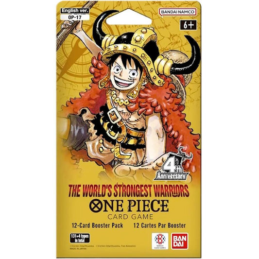 One Piece The World's Strongest Warriors Sleeved Booster Pack (OP17)
