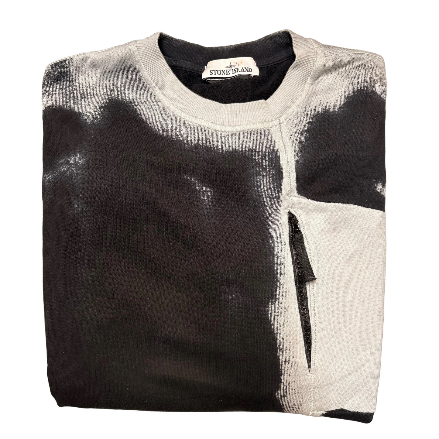 Stone island hand sprayed sweatshirt