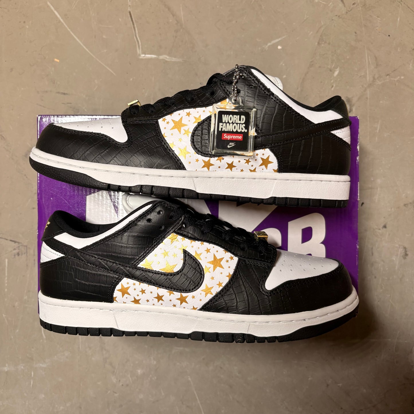 Nike SB Dunk Low Supreme Stars Black (2021)